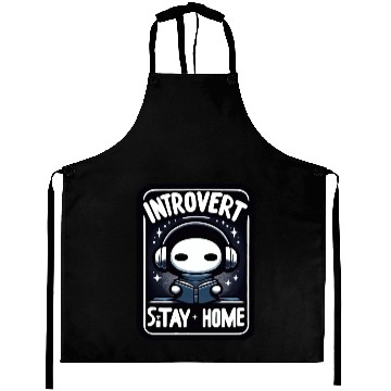 Discover Introvert's Quiet Space Aprons