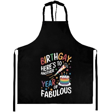 Discover Birthgay Gay Pride Flag Pride Month Equal Rights Aprons