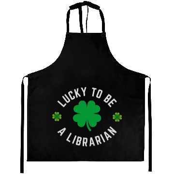 Discover lucky to be a librarian Aprons