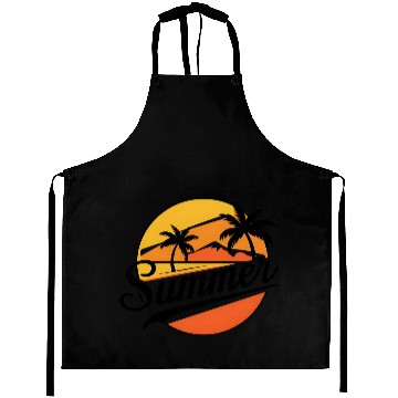 Discover Chill Summer Vibes Palm Trees Aprons