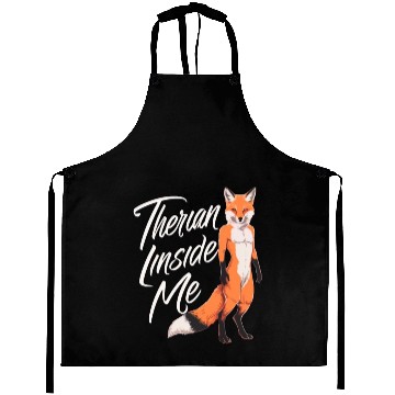 Discover Therian Inside Me Fox Aprons