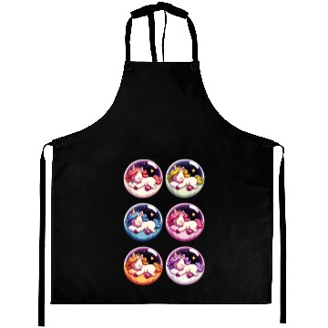 Discover Unicorn sticker set Aprons