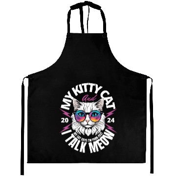 Discover White Cat Aprons