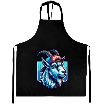 Discover Gaming Goat Controller Geek Design Aprons