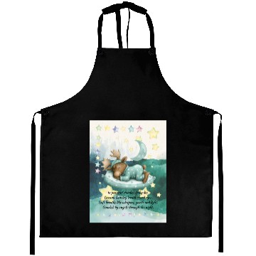 Discover Baby Moose Poem Aprons