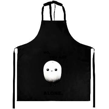 Discover NO.YOU ARE ALONE cute draw Aprons