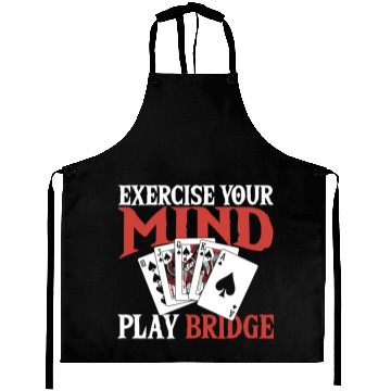 Discover Exercise Your Mind Play Bridge Aprons