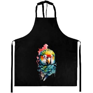 Discover Macaw, Budgie Cockatoo, Parrot Flock Aprons