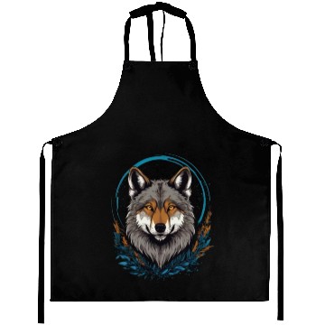 Discover Flag Wolves July Howling Wolf Aprons