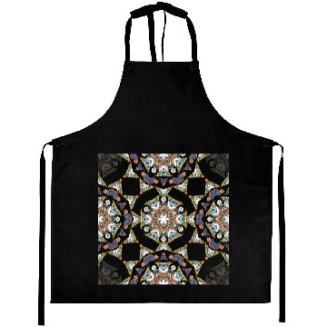 Discover Gray Floral Tapestry Aprons