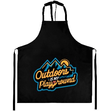 Discover Outdoor is my Playground Aprons