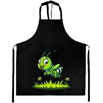 Discover Buzzing Bloomer: The Happy Gardening Bee Aprons