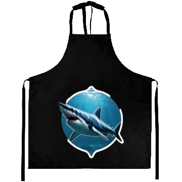 Discover Shark 3d Illusion Aprons