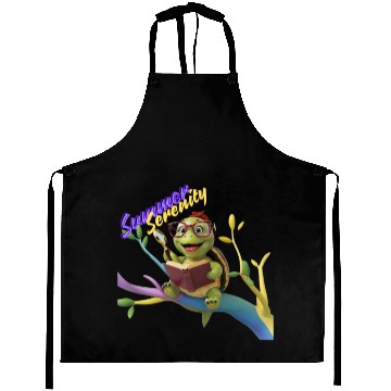Discover Cute Little Green Sea Turtle on Ocean Aprons