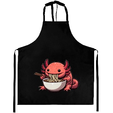 Discover Ramen time for the axolotl Aprons