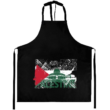 Discover free palestine Aprons