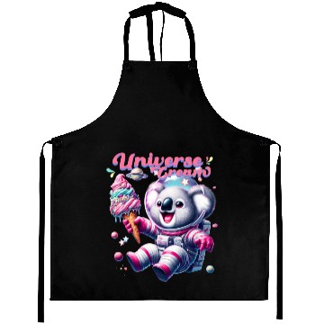 Discover Cosmic Ice Cream Delight Aprons