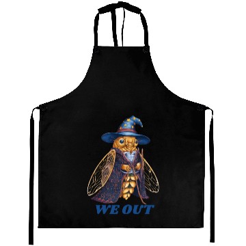 Discover Funny Cicada We Out Cute Cicada Brood Emergence Aprons