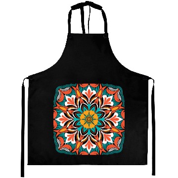 Discover Floral and stripes pattern Aprons