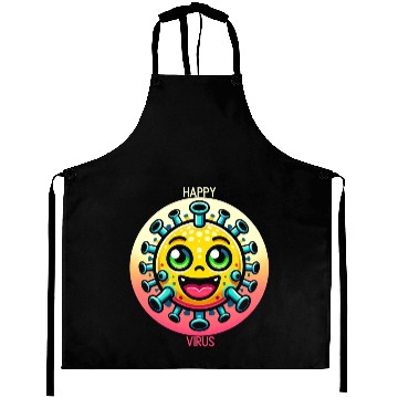 Discover Joyful Virus Delight Aprons