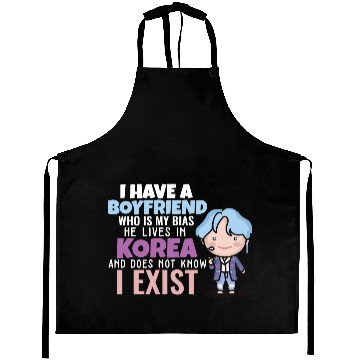 Discover I Have A Boyfriend Kpop Idol Fan K Drama Lover I Aprons
