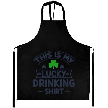 Discover Lucky Drinking Aprons