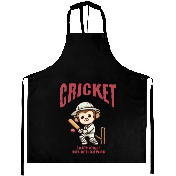 Discover Cricket Monkey Aprons