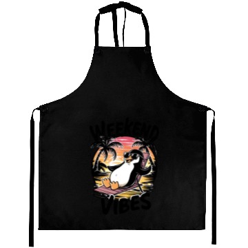 Discover Weekend Vibes Penguin: Playful Aprons