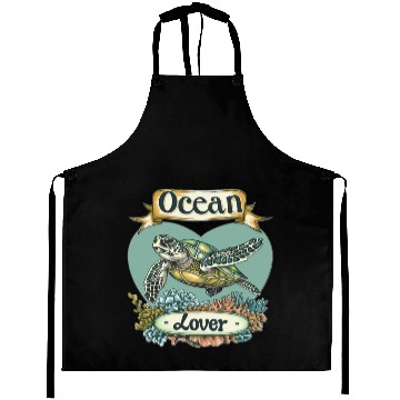 Discover Ocean Lover Sea Turtle Aprons