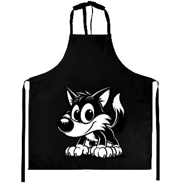 Discover Little Howler: Baby Wolf Design Aprons