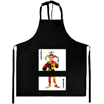 Discover Playing card Joker banner Aprons