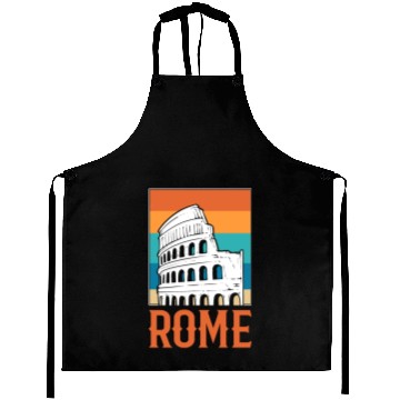 Discover Rome Italy Vintage Museum Curator Aprons