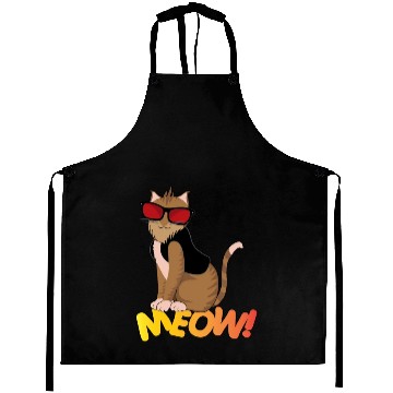 Discover Cat Pose Meow! Aprons
