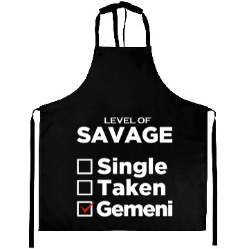 Discover Zodiac Single Taken Gemini Aprons
