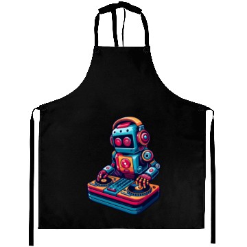 Discover Robot DJ: Beats of the Future Aprons