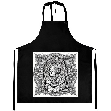 Discover Lion Mandala Aprons