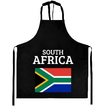Discover South Africa Bold Flag Colors Pride Statement Aprons