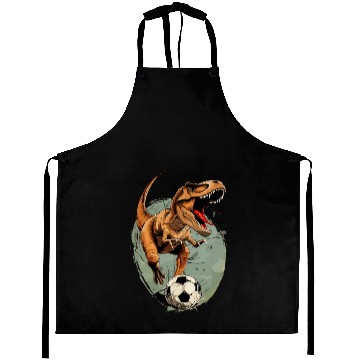 Discover Dinosaurus Dinosaur Trex T-Rex Soccer Ball Player Aprons