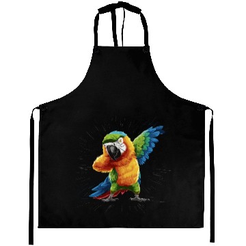 Discover Macaw Parrot for a Bird Lover Animal Lover Aprons