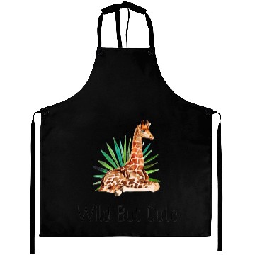 Discover Wild but cute giraffe Aprons