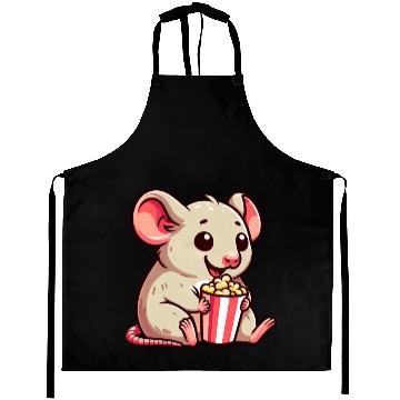 Discover Mouse Rat Cinema Night Popcorn Movie Aprons