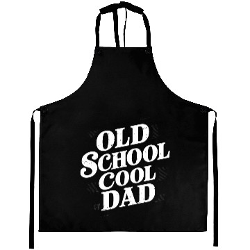 Discover Old School Cool Dad Unique Style Aprons