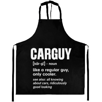 Discover Car Guy Definition Mechanic Auto Racing Car Lovers Aprons