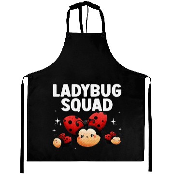Discover Cute Ladybug Squad Art Insect Ladybug Lover Aprons