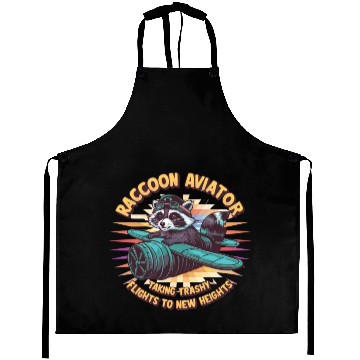 Discover Raccoon Aviator Aprons