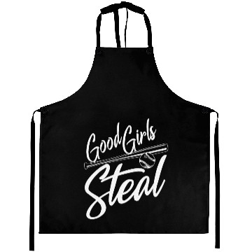 Discover Softball Art Good Girls Steal Baseball Pitcher Aprons