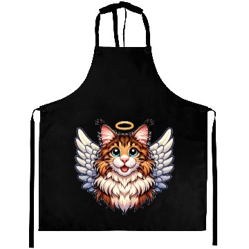 Discover Maine Angel Cat with Wings Aprons