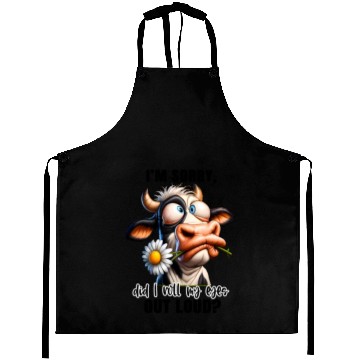 Discover Cow Lover Addict out loud Aprons