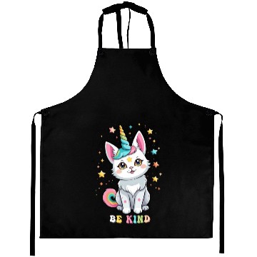Discover Accept Respect & Support Purride Cat Aprons