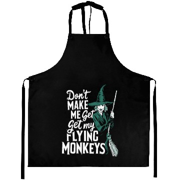 Discover Funny Flying Monkeys Design Aprons